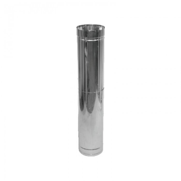 Труба-удлинитель нерж/оцинк Версия Люкс L-0,3-0,5 м D-200/260 мм 1 мм